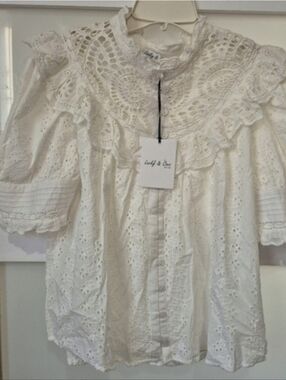 NWT Lucky & Coco Womens Size L top